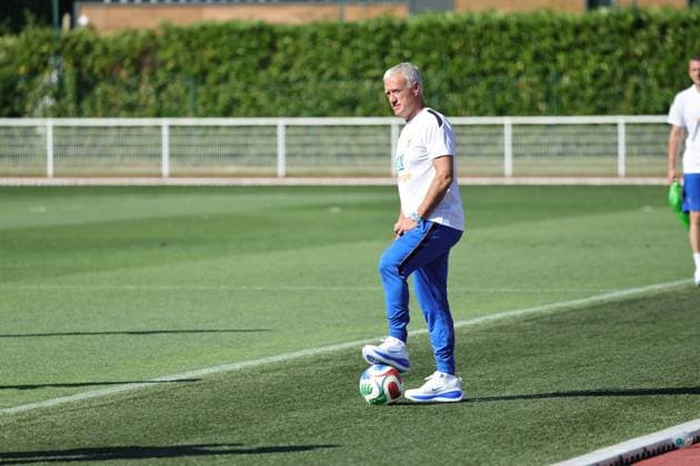Entraînement de l’Equipe de France de Football PHOTOPQR LE PARISIEN Olivier Arandel (Staff) ; Clairefontaine ; 01 06 2026 ; Clairefontaine, France Lundi 1er juin 2026 Sports Football Équipe de France Préparation de la Coupe du Monde Fifa 2026 Entraînement ouvert au public de l’Equipe de France de Football Didier Deschamps, sélectionneur de l Equipe de France LP Olivier Arandel Clairefonatine, France, June 1st 2026. France national team, Nationalteam training session