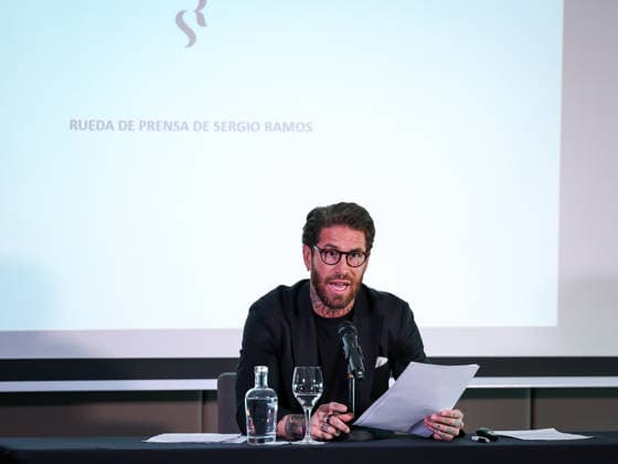 ESP: press conference, PK, Pressekonferenz Sergio Ramos Sergio Ramos, ex player former footballer and businessman, speaks the press to explain the status of the purchase of Sevilla FC by the shareholders at Eurostars Torre Sevilla Hotel in Sevilla on June 1st, 2026 in Spain; Seville Spain Futbol Copyright: xRafaelxRomanx xAgenciaxLOFx