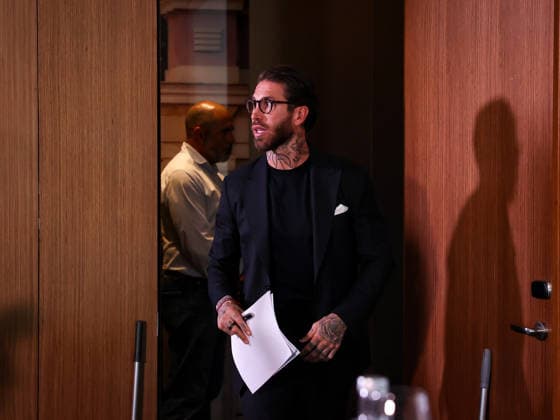 ESP: press conference, PK, Pressekonferenz Sergio Ramos Sergio Ramos, ex player former footballer and businessman, speaks the press to explain the status of the purchase of Sevilla FC by the shareholders at Eurostars Torre Sevilla Hotel in Sevilla on June 1st, 2026 in Spain; Seville Spain Futbol Copyright: xRafaelxRomanx xAgenciaxLOFx