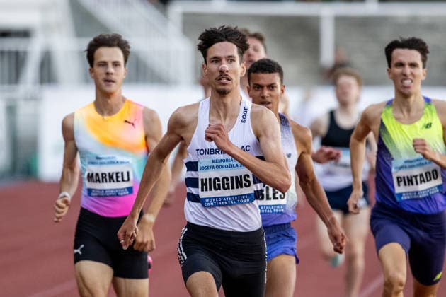 Ted Higgins of Britain, 1500 metres run, men, 33th Josef Odlozil Memorial, international athletics meeting, part of WACT European Bronze Meeting, in Prague, Czech Republic, June 1, 2026. (CTKxPhoto OndrejxDeml) CTKPhotoP2026060106637  CTKPhotoP2026060106637