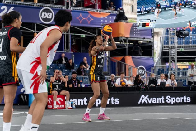 FIBA 3x3 World Cup 2026 - Warsaw, Poland - Day 1 Ama Degbeon is seen during the FIBA 3x3 World Cup 2026 game between Germany and China in Warsaw, Poland. Warsaw Poland  Copyright: xMarekxAntonixIwaÅ czukx originalFilename:iwanczuk-day1ofth260601_npAQm.jpg