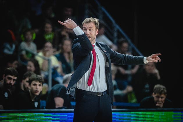 Basketball Berlin 01.06.2026 Saison 2025 2026 EasyCredit BBL 1. Bundesliga Männer, Herren Playoffs Halbfinale Spiel 2 Alba Berlin - BMA365 Bamberg Baskets Anton Gavel (Bamberg, Trainer)