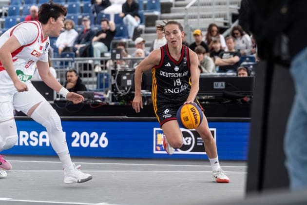 FIBA 3x3 World Cup 2026 - Warsaw, Poland - Day 1 Marie Reichert is seen during the FIBA 3x3 World Cup 2026 game between Germany and China in Warsaw, Poland. Warsaw Poland  Copyright: xMarekxAntonixIwaÅ czukx originalFilename:iwanczuk-day1ofth260601_npa5Z.jpg