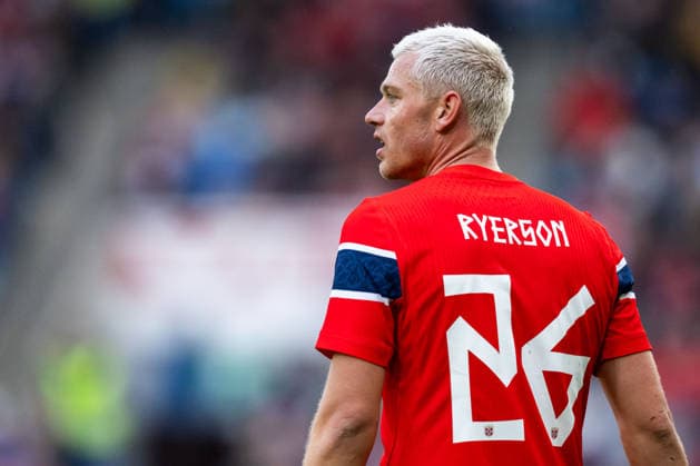 260601 Julian Ryerson of Norway during the International Friendly, Länderspiel, Nationalmannschaft football match between Norway and Sweden on June 1, 2026 in Oslo. Photo: Marius Simensen BILDBYRAN COP 238 JM0820 bbeng fotboll football soccer fotball träningslandskamp privatlandskamp landskamp international friendly norge norway sverige sweden sverige a *** 260601 Julian Ryerson of Norway during the international friendly football match between Norway and Sweden on June 1, 2026 in Oslo Photo Marius Simensen BILDBYRAN COP 238 JM0820 bbeng fotboll football soccer fotball träningslandskamp privatlandskamp landskamp international friendly norge norway sver sver sweden sverige a  Copyright: MARIUSxSIMENSEN BB260601BB818