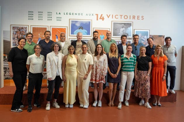 2026 French Open - Trophy Legend press conference, PK, Pressekonferenz NB Mansour Bahrami, Michael Chang, Arnaud Clement, Guy Forget, Sebastien Grosjean Henri Leconte, John Mc Enroe Cedric Pioline, Fabrice Santoro, Gilles Simon, Jo-Wilfried Tsonga, Mats Wilander, Marion Bartoli, Alize Cornet, Lindsay Davenport, Nathalie Dechy, Tatiana Golovin, Daniela Hantuchova, Angelique Kerber, Pauline Parmentier, Lucie Safarova, Francesca Schiavone attend Trophy Legend Press Conference during the 2026 French Open at Roland Garros on June 01, 2026 in Paris, France. Photo by Nasser Berzane ABACAPRESS.COM  Copyright: xBerzanexNasser ABACAx