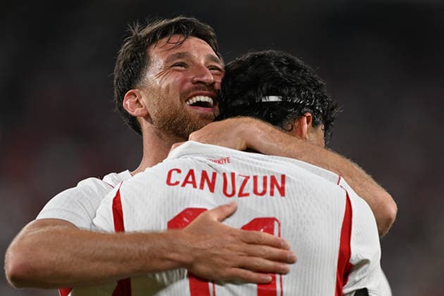 Turkiye v North Macedonia - Friendly match ISTANBUL, TURKIYE - JUNE 1: Can Uzun (11) of Turkiye celebrates after scoring a goal during the International Friendly, Länderspiel, Nationalmannschaft match between Turkiye and North Macedonia at Chobani Stadium, on June 1, 2026, in Istanbul, Turkiye. Ahmet Okatali Anadolu Istanbul Turkey. Editorial use only. Please get in touch for any other usage.  Copyright: x2026xAnadoluxAhmetxOkatalix