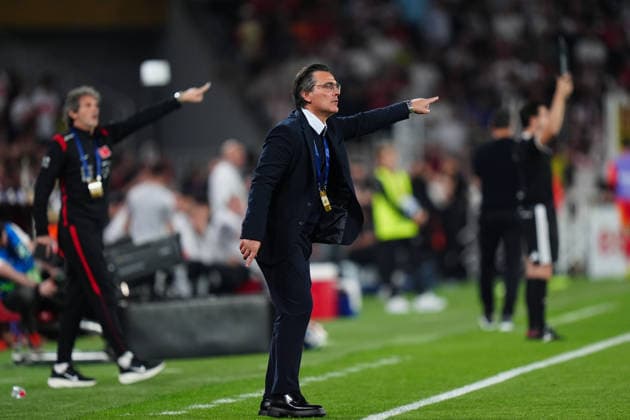 Turkiye v North Macedonia - Friendly match ISTANBUL, TURKIYE - JUNE 1: Head coach Vincenzo Montella of Turkiye during the International Friendly, Länderspiel, Nationalmannschaft match between Turkiye and North Macedonia at Chobani Stadium, on June 1, 2026, in Istanbul, Turkiye. Hakan Akgun Anadolu Istanbul Turkey. Editorial use only. Please get in touch for any other usage.  Copyright: x2026xAnadoluxHakanxAkgunx