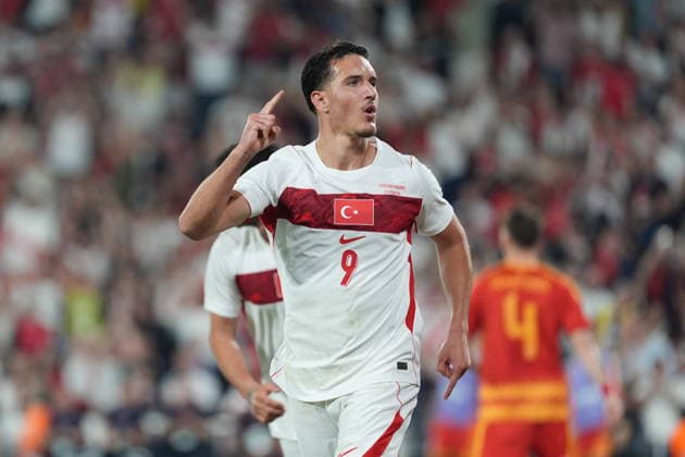 Turkiye v North Macedonia - Friendly match ISTANBUL, TURKIYE - JUNE 1: Deniz Gul (9) of Turkiye celebrates after score a goal during the International Friendly, Länderspiel, Nationalmannschaft match between Turkiye and North Macedonia at Chobani Stadium, on June 1, 2026, in Istanbul, Turkiye. Beyza Comert Anadolu Istanbul Turkey. Editorial use only. Please get in touch for any other usage.  Copyright: x2026xAnadoluxBeyzaxComertx