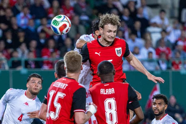 SOCCER - AUT vs TUN, test match VIENNA,AUSTRIA,01.JUN.26 - SOCCER - OEFB international test match, Austria vs Tunisia. Image shows Stefan Posch (AUT).  GEPAxpictures xPhilippxBrem