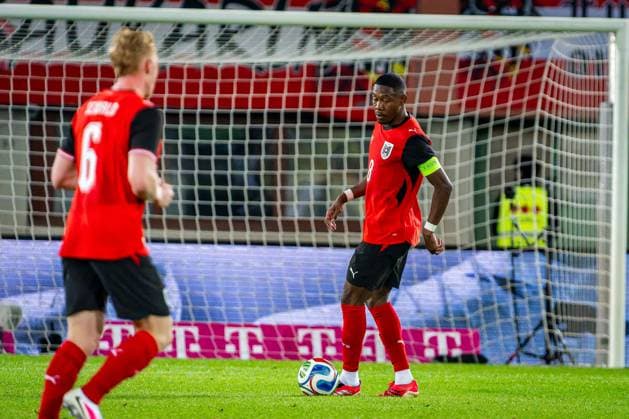 SOCCER - AUT vs TUN, test match VIENNA,AUSTRIA,01.JUN.26 - SOCCER - OEFB international test match, Austria vs Tunisia. Image shows David Alaba (AUT).  GEPAxpictures xKevinxHackner