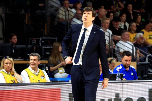 DEU, easyCredit BBL, ALBA vs. BMA365 Bamberg Baskets, 01.06.2026, Uber-Arena, Berlin, DEU, easyCredit BBL, ALBA vs. BMA365 Bamberg Baskets, im Bild CHEFTRAINER Pedro Calles (ALBA Berlin)