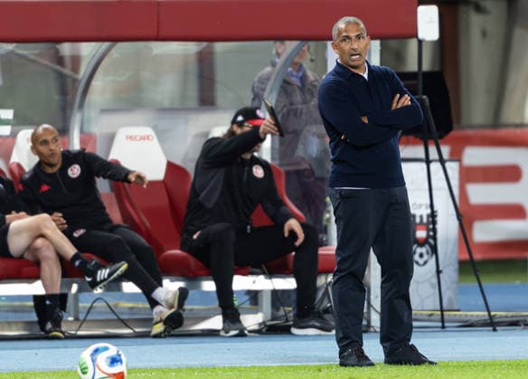 SOCCER - AUT vs TUN, test match VIENNA,AUSTRIA,01.JUN.26 - SOCCER - OEFB international test match, Austria vs Tunisia. Image shows head coach Sabri Lamouchi (TUN).  GEPAxpictures xArminxRauthner