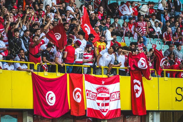 Fussball Österreich, Nationalteam, International Friendly, Länderspiel, Nationalmannschaft Freundschaftliches Länderspiel, FIFA UEFA WM Vorbereitung - ÖFB Österreich vs. Tunesien Tunisienne (FTF) - Ernst-Happel-Stadion (Wien, Österreich): Fans Tunesien *** Football Austria, National Team, International Friendly, Friendly International Match, FIFA UEFA World Cup Preparation ÖFB Austria vs Tunisia Tunisienne FTF Ernst Happel Stadion Vienna, Austria Fans Tunisia Copyright: xLukasxBierederx
