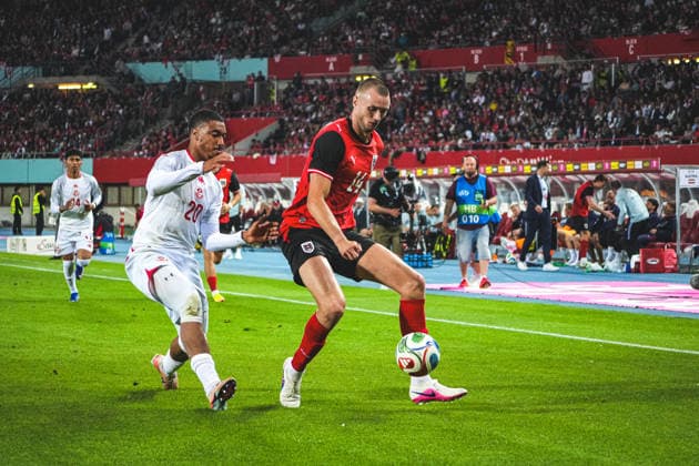 Fussball Österreich, Nationalteam, International Friendly, Länderspiel, Nationalmannschaft Freundschaftliches Länderspiel, FIFA UEFA WM Vorbereitung - ÖFB Österreich vs. Tunesien Tunisienne (FTF) - Ernst-Happel-Stadion (Wien, Österreich): Copyright: xLukasxBierederx