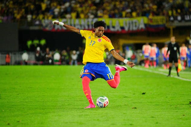 June 1, 2026, Bogota, Bogota D.C, Colombia: Colombia s Johan Mojica during the last friendly match between Colombia and Costa Rica in Bogota s El Campin Stadium, Colombia on June 1, 2026. Colombia V Costa Rica - Friendly Match Before FIFA World Cup, WM, Weltmeisterschaft, Fussball 2026  - ZUMAvp1_ 20260601_zia_vp1_023 Copyright: xSebastianxBarrosx
