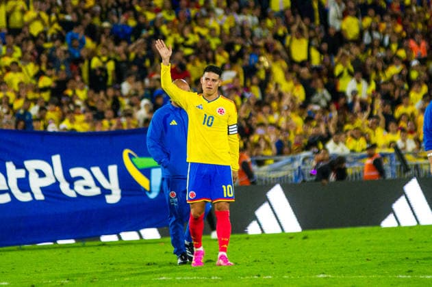 June 1, 2026, Bogota, Bogota D.C, Colombia: Colombia s James Rodriguez during the last friendly match between Colombia and Costa Rica in Bogota s El Campin Stadium, Colombia on June 1, 2026. Colombia V Costa Rica - Friendly Match Before FIFA World Cup, WM, Weltmeisterschaft, Fussball 2026  - ZUMAvp1_ 20260601_zia_vp1_042 Copyright: xSebastianxBarrosx