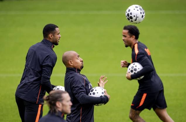 ZEIST - Donyell Malen during the training of the Dutch national team, Nationalteam in Zeist, the Netherlands, May 2, 2026. The players were preparing for the friendly match against Algeria. ROBIN VAN LONKHUIJSEN ANP xVIxANPxSportx xxANPxIVx 559902784 originalFilename: 559902784.jpg