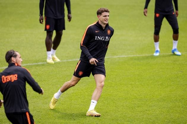 ZEIST - Guus Til during the training of the Dutch national team, Nationalteam in Zeist, the Netherlands, May 2, 2026. The players were preparing for the friendly match against Algeria. ROBIN VAN LONKHUIJSEN ANP xVIxANPxSportx xxANPxIVx 559903000 originalFilename: 559903000.jpg
