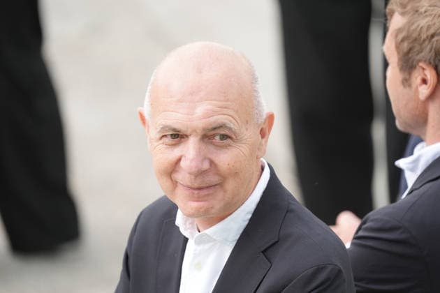 DFB Präsident Bernd Neuendorf - Frankfurt 02.06.2026: Abflug der Deutschen Nationalmannschaft zur WM in die USA