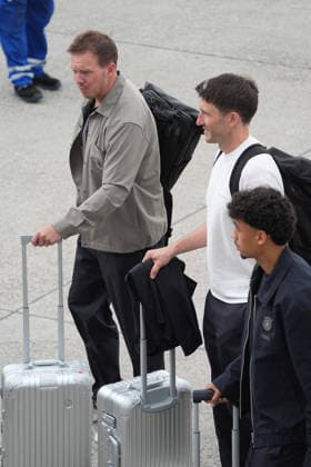 Bundestrainer Julian Nagelsmann (Deutschland Germany) - Frankfurt 02.06.2026: Abflug der Deutschen Nationalmannschaft zur WM in die USA