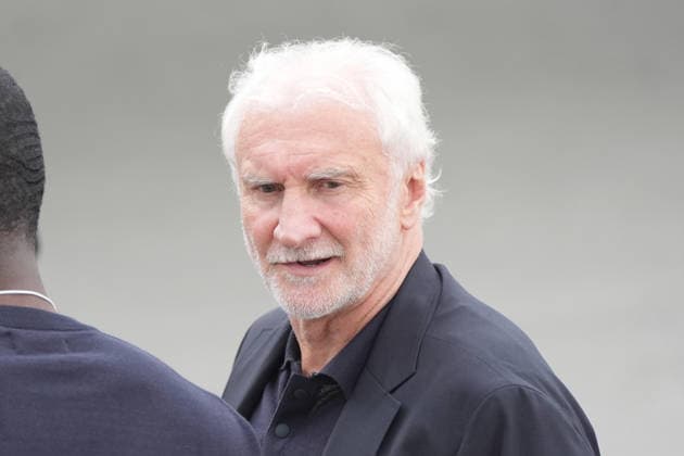 Sportdirektor Rudi Völler - Frankfurt 02.06.2026: Abflug der Deutschen Nationalmannschaft zur WM in die USA
