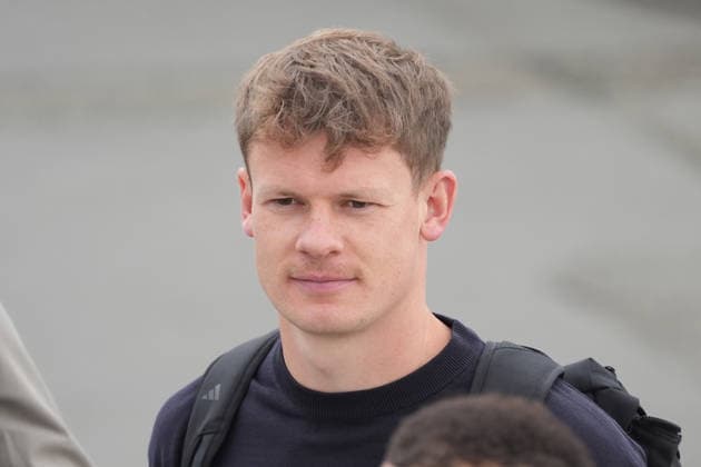 Torwart Goalie Alexander Nübel (Deutschland Germany) - Frankfurt 02.06.2026: Abflug der Deutschen Nationalmannschaft zur WM in die USA *** Goalkeeper Goalie Alexander Nübel Germany Germany Frankfurt 02 06 2026 Departure of the German national team for the World Cup in the USA