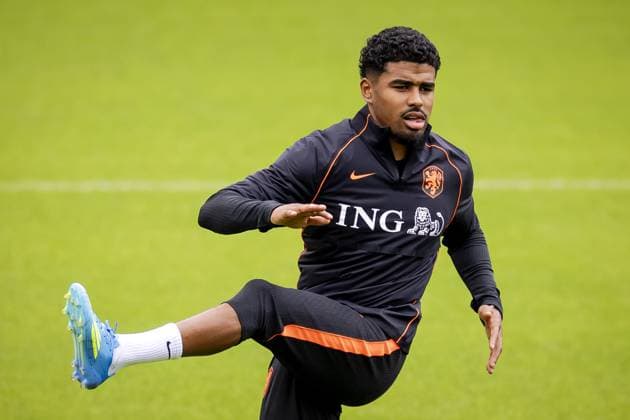 ZEIST - Jorrel Hato during the training of the Dutch national team, Nationalteam in Zeist, the Netherlands, May 2, 2026. The players were preparing for the friendly match against Algeria. ROBIN VAN LONKHUIJSEN ANP xVIxANPxSportx xxANPxIVx 559905662 originalFilename: 559905662.jpg