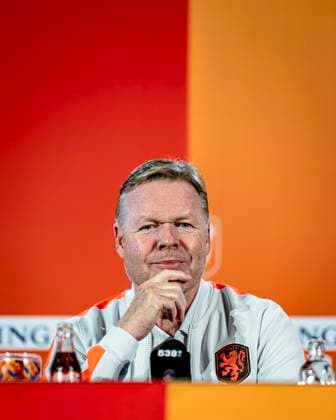 ZEIST - National coach Ronald Koeman of the Netherlands national team, Nationalteam during the training and press conference, PK, Pressekonferenz at the KNVB Campus on June 2, 2026 in Zeist, the Netherlands. (Photo by Stefan Koops EYE4IMAGES DeFodi Images) -