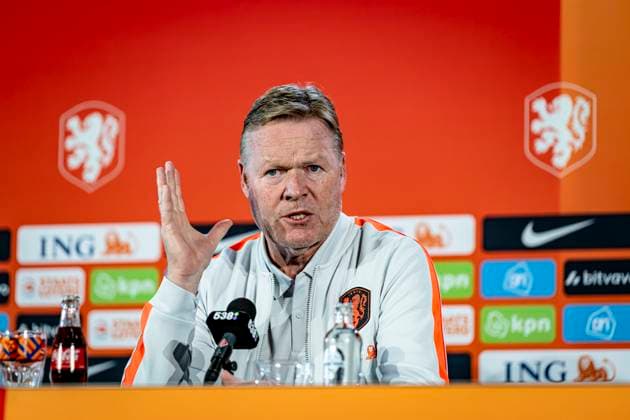 ZEIST - National coach Ronald Koeman of the Netherlands national team, Nationalteam during the training and press conference, PK, Pressekonferenz at the KNVB Campus on June 2, 2026 in Zeist, the Netherlands. (Photo by Stefan Koops EYE4IMAGES DeFodi Images) -