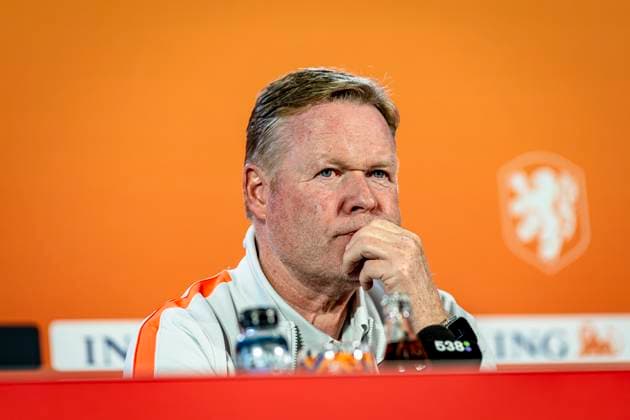ZEIST - National coach Ronald Koeman of the Netherlands national team, Nationalteam during the training and press conference, PK, Pressekonferenz at the KNVB Campus on June 2, 2026 in Zeist, the Netherlands. (Photo by Stefan Koops EYE4IMAGES DeFodi Images) -