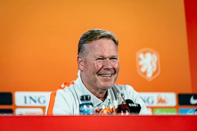 ZEIST - National coach Ronald Koeman of the Netherlands national team, Nationalteam during the training and press conference, PK, Pressekonferenz at the KNVB Campus on June 2, 2026 in Zeist, the Netherlands. (Photo by Stefan Koops EYE4IMAGES DeFodi Images) -