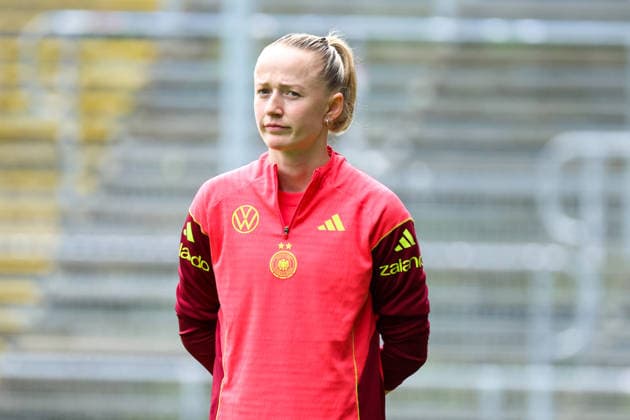 Köln, Deutschland: 02.06. 2026 - Training der DFB Frauen - Vorbereitung Länderspiel Deutschland vs. Norwegen für WM Qualifikation 2027 Im Bild: Lea Schüller Schueller (Deutschland) Copyright: HMBxMedia MadeleinexFantini