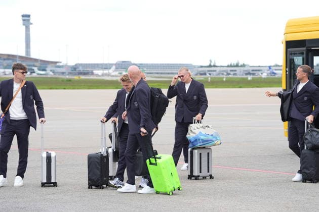 The charter flight with the Norwegian football team travels to the World Cup Gardermoen 20260602 The charter flight with the Norwegian football team travels to the World Cup from the GA terminal at Gardermoen Photo Lise Aserud NTB Gardermoen Norway EDITORIAL USE ONLY RESTRICTED USE FOR BETTING COMPANIES  Copyright: xLisexAserudxx xNTBx
