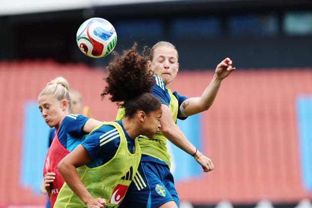 GOTHENBURG, SWEDEN 20260602 Felicia Schröder during Tuesday s training with the women s national team, Nationalteam at Ullevi ahead of the upcoming World Cup qualifier against Denmark. GÖTEBORG SVERIGE x9200x