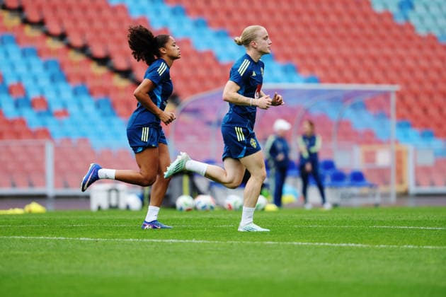 GOTHENBURG, SWEDEN 20260602 Felicia Schröder during Tuesday s training with the women s national team, Nationalteam at Ullevi ahead of the upcoming World Cup qualifier against Denmark. GÖTEBORG SVERIGE x9200x