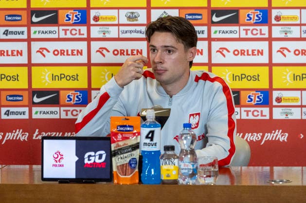 Practice session team Poland 02.06.2026 football, Warsaw, PGE National Stadium, Polish football Poland press conference, PK, Pressekonferenz and national team, Nationalteam training session before friendly game with Nigeria image shows: Nicola Zalewski photo Katarzyna Plewczynska Fotostyk Copyright: xKatarzynaxPlewczynskax 20260602FCTKPKAPL6366