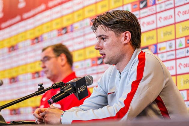 02.06 .2026 WARSZAWA, PGE NARODOWY PILKA NOZNA (FOOTBALL) ZGRUPOWANIE REPREZENTACJI POLSKI KONFERENCJA PRASOWA I TRENING REPREZENTACJI POLSKI NZ NIKOLA ZALEWSKI FOTO LUKASZ GROCHALA CYFRASPORT NEWSPIX.PL --- newspix.pl 