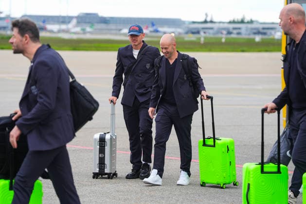 The charter flight with the Norwegian football team travels to the World Cup Gardermoen 20260602 The charter flight with the Norwegian football team travels to the World Cup from the GA terminal at Gardermoen Photo Lise Aserud NTB Gardermoen Norway EDITORIAL USE ONLY RESTRICTED USE FOR BETTING COMPANIES  Copyright: xLisexAserudxx xNTBx
