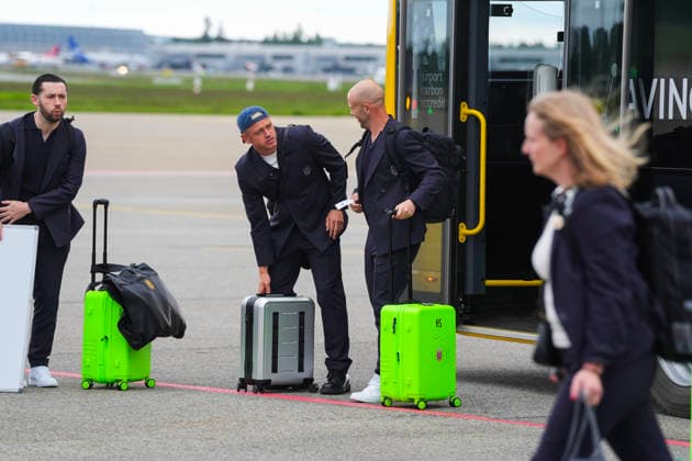 The charter flight with the Norwegian football team travels to the World Cup Gardermoen 20260602 The charter flight with the Norwegian football team travels to the World Cup from the GA terminal at Gardermoen Photo Lise Aserud NTB Gardermoen Norway EDITORIAL USE ONLY RESTRICTED USE FOR BETTING COMPANIES  Copyright: xLisexAserudxx xNTBx