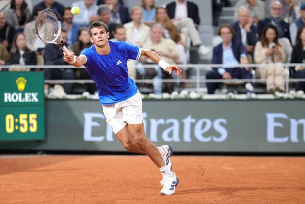 Rafael Jodar, ESP, during quarterfinal of 2026 French Open at Roland Garros, Paris, 02 06 2026; -