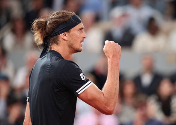 Alexander Zverev (GER) macht die Faust und jubelt,Jubel, Freude,Emotion, Herren Einzel, Men s Singles Tennis - French Open 2026 - Roland Garros - Paris - - France - 2 June 2026. Copyright: xJuergenxHasenkopfx