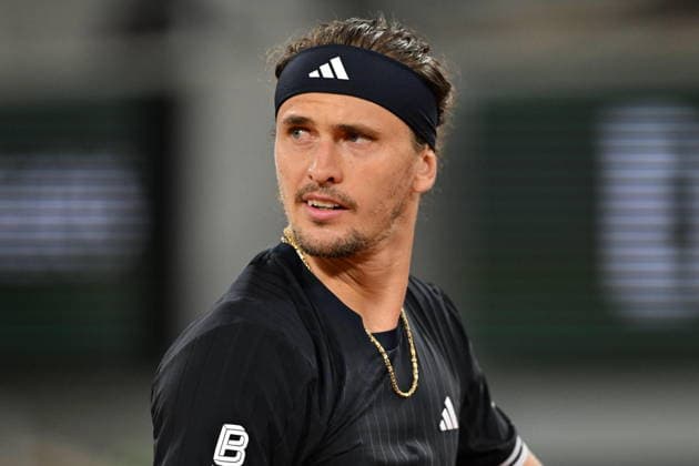 2026 French Open, Roland-Garros - Day 10 PARIS, FRANCE - JUNE 02: Alexander Zverev of Germany in action against Rafael Jodar (not seen) of Spain during their Men s Singles quarter-final match on Day Ten of the 2026 French Open at Roland Garros in Paris, France, on June 02, 2026, Mustafa Yalcin Anadolu Paris France. Editorial use only. Please get in touch for any other usage.  Copyright: x2026xAnadoluxMustafaxYalcinx