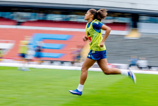 GOTHENBURG, SWEDEN 20260602 Felicia Schröder during Tuesday s training with the women s national team, Nationalteam at Ullevi ahead of the upcoming World Cup qualifier against Denmark. GÖTEBORG SWEDEN x9200x