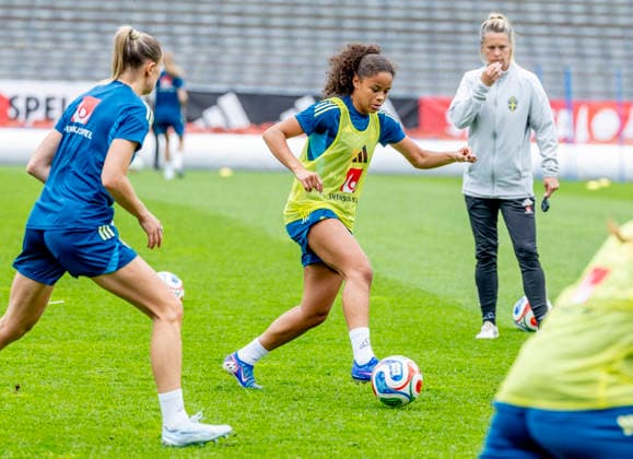 GOTHENBURG, SWEDEN 20260602 Felicia Schröder during Tuesday s training with the women s national team, Nationalteam at Ullevi ahead of the upcoming World Cup qualifier against Denmark. GÖTEBORG SWEDEN x9200x