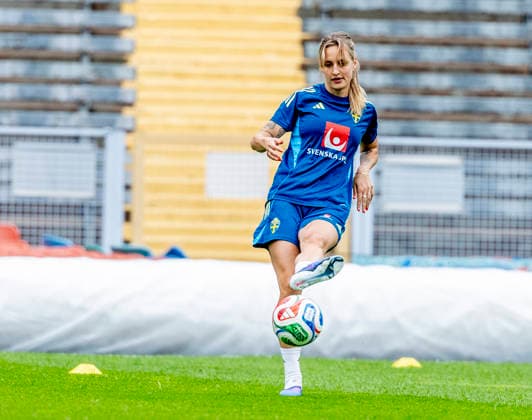 GOTHENBURG, SWEDEN 20260602 Nathalie Björn during Tuesday s training with the women s national team, Nationalteam at Ullevi ahead of the upcoming World Cup qualifier against Denmark. GÖTEBORG SWEDEN x9200x