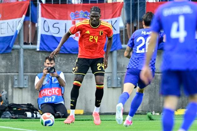Croatia vs Belgium - friendly match RIJEKA, CROATIA - JUNE 02 : Onana Amadou midfielder of Belgium in action during a friendly match between Croatia and Belgium ahead of the FIFA World Cup, WM, Weltmeisterschaft, Fussball 2026 on June 02, 2026 in Rijeka, Croatia, 02 06 2026 Rijeka Croatia  Copyright: xJanxDexMeuleneirx