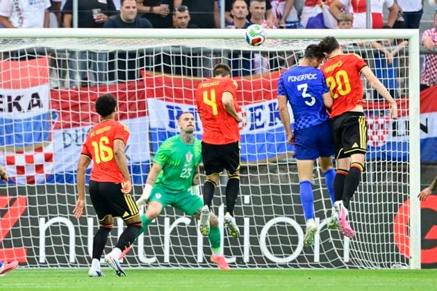 Croatia vs Belgium - friendly match RIJEKA, CROATIA - JUNE 02 : Vanaken Hans midfielder of Belgium missing an opportunity to score during a friendly match between Croatia and Belgium ahead of the FIFA World Cup, WM, Weltmeisterschaft, Fussball 2026 on June 02, 2026 in Rijeka, Croatia, 02 06 2026 Rijeka Croatia  Copyright: xJanxDexMeuleneirx