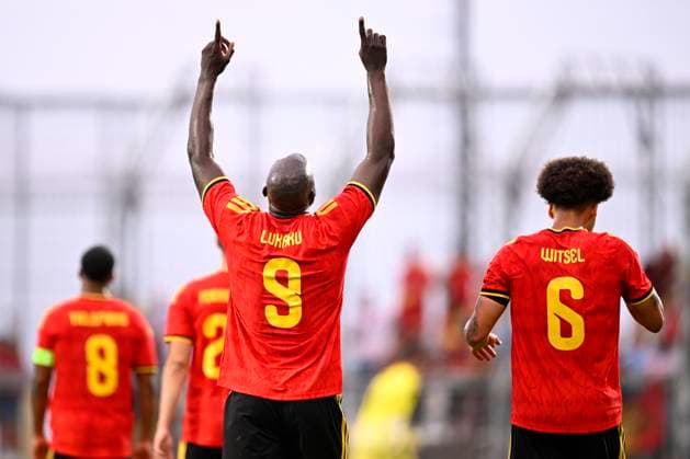 Croatia vs Belgium - friendly match RIJEKA, CROATIA - JUNE 02 : Lukaku Romelu forward of Belgium celebrates scoring their second goal during a friendly match between Croatia and Belgium ahead of the FIFA World Cup, WM, Weltmeisterschaft, Fussball 2026 on June 02, 2026 in Rijeka, Croatia, 02 06 2026 Rijeka Croatia  Copyright: xTomasxSiskx