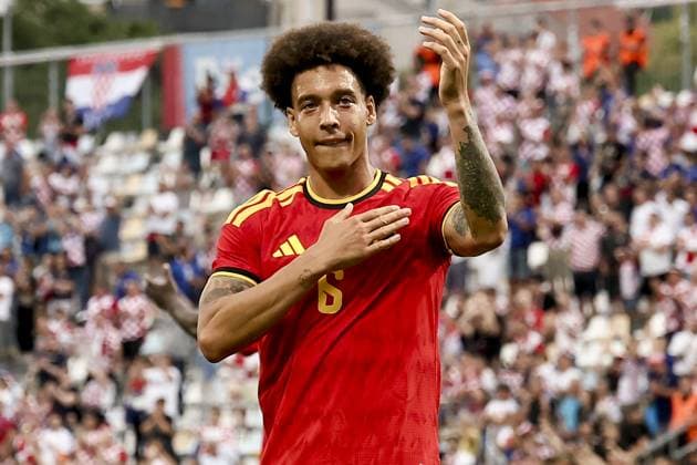 Belgium s Axel Witsel pictured during a friendly soccer game between Croatia and Belgian national soccer team Red Devils, in Rijeka, Croatia, on Tuesday 02 June 2026, part of the preparations for the 2026 FIFA World Cup, WM, Weltmeisterschaft, Fussball BRUNOxFAHY  x175761872x