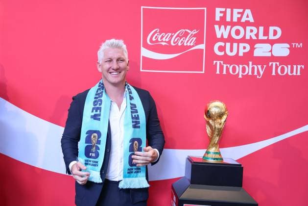 World Cup Trophy Tour at the American Museum of Natural History in New York City Former German player Bastian Schweinsteiger during the World Cup Trophy Tour at the Museum of Natural History in New York City, United States, on Tuesday, June 2, 2026. NOVA YORK NY UNITED STATES Copyright: xVANESSAxCARVALHOx